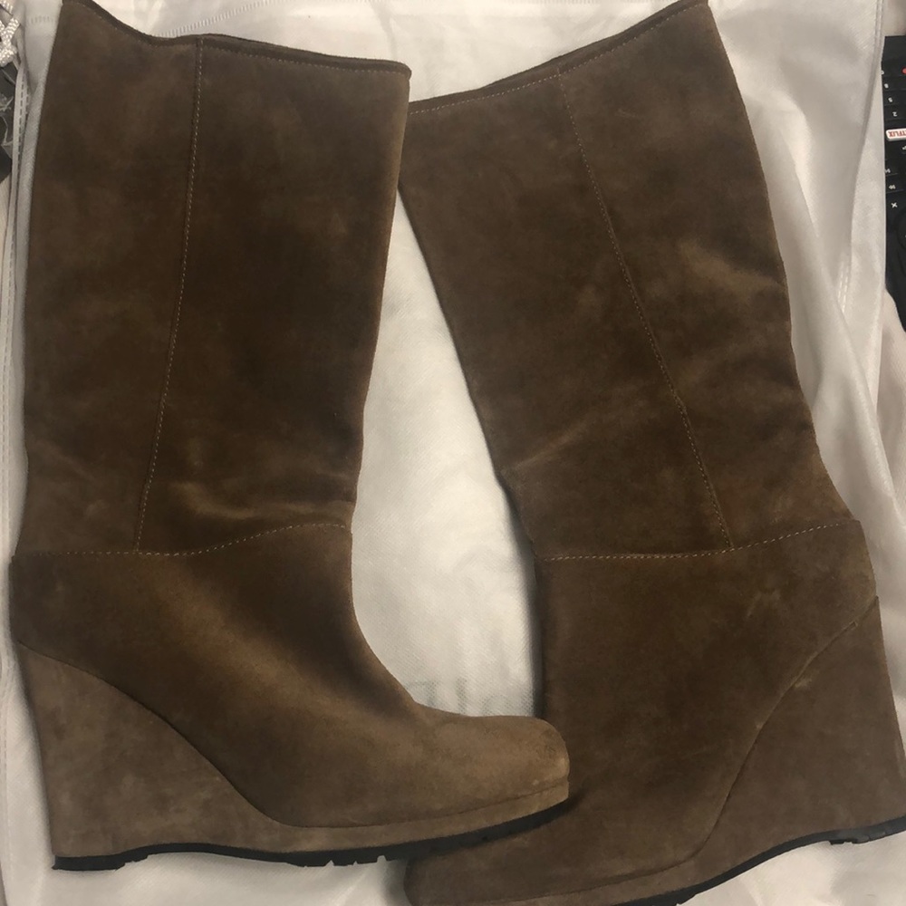 Prada Suede Booties